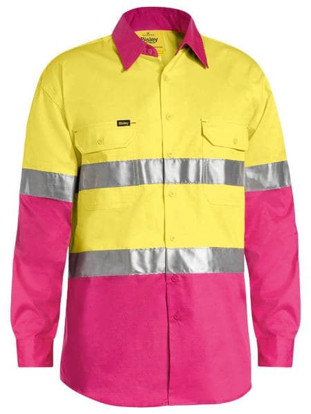 Bisley Bisley 3M Taped Hi Vis Cool Lightweight Shirt (BS6696T) - Trade Wear