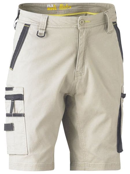 Bisley Bisley Flex & Move™ Stretch Utility Zip Cargo Short (BSHC1330) - Trade Wear