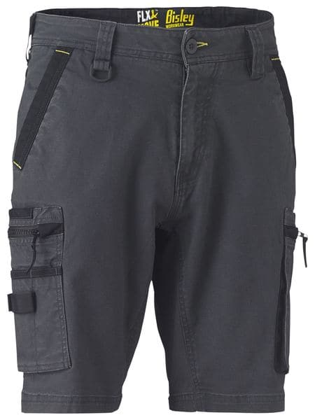 Bisley Bisley Flex & Move™ Stretch Utility Zip Cargo Short (BSHC1330) - Trade Wear