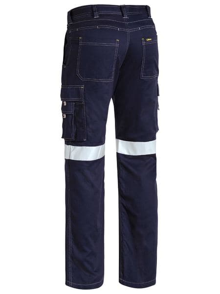 Bisley 3M Taped Cool Vented Light Weight Cargo Pant-Navy (BPC6431T) - Trade Wear