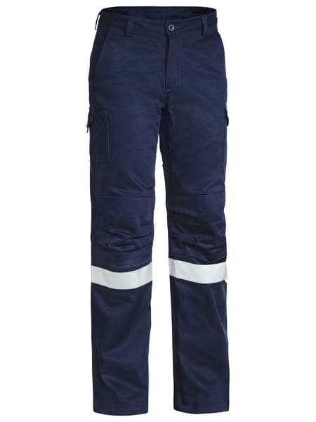 Bisley 3M Taped Industrial Engineered Mens Cargo Pant - Navy (BPC6021T_Navy) - Trade Wear