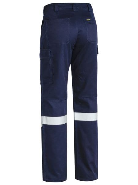 Bisley 3M Taped Industrial Engineered Mens Cargo Pant - Navy (BPC6021T_Navy) - Trade Wear