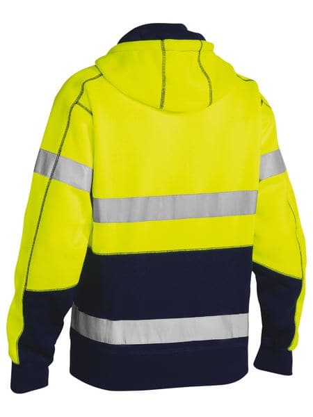 Bisley Taped Hi Vis Fleece Hoodie (BK6819T) - Trade Wear