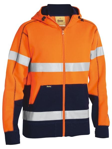 Bisley Taped Hi Vis Fleece Hoodie (BK6819T) - Trade Wear