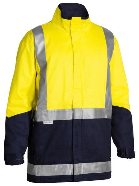 Bisley 3M Taped Hi Vis 3 in 1 Drill Jacket (BJ6970T) - Trade Wear