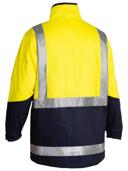 Bisley 3M Taped Hi Vis 3 in 1 Drill Jacket (BJ6970T) - Trade Wear