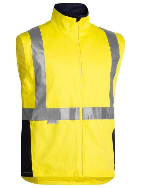 Bisley 3M Taped Hi Vis 3 in 1 Drill Jacket (BJ6970T) - Trade Wear