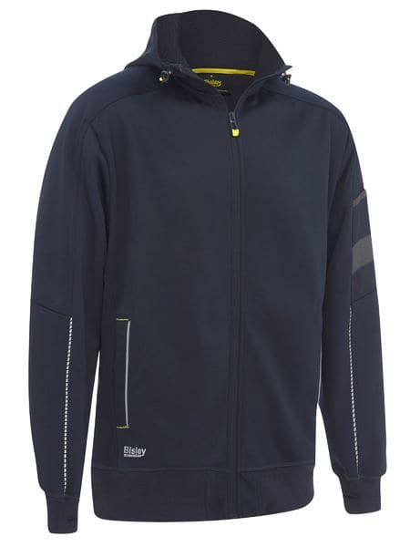 Bisley Bisley Zip-Front Work Fleece Hoodie (BK6925) - Trade Wear