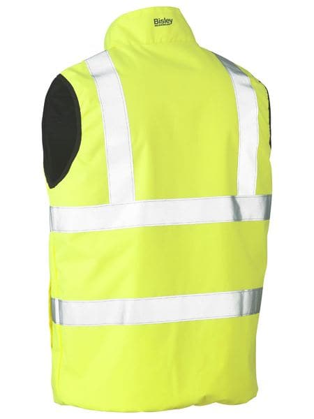 Bisley Bisley Taped Hi Vis Reversible Puffer Vest (BV0330HT) - Trade Wear