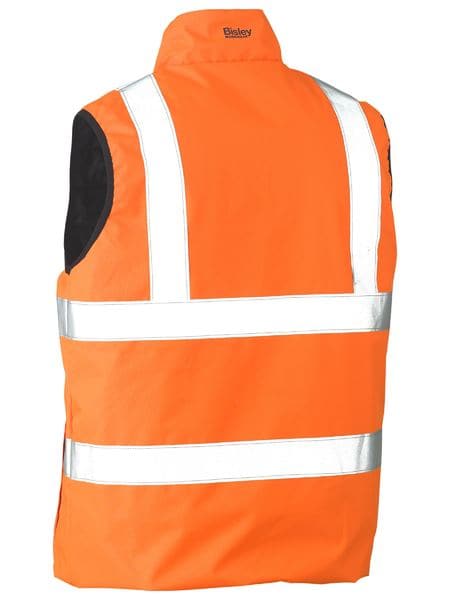 Bisley Bisley Taped Hi Vis Reversible Puffer Vest (BV0330HT) - Trade Wear