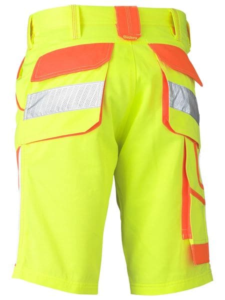 Bisley Bisley Double Hi Vis Short (BSH1411) - Trade Wear