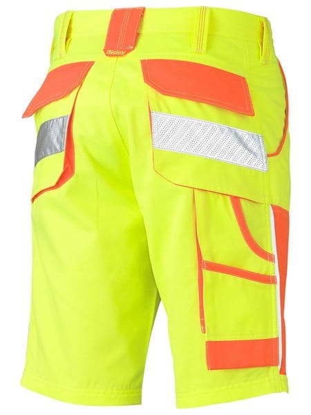 Bisley Bisley Double Hi Vis Short (BSH1411) - Trade Wear
