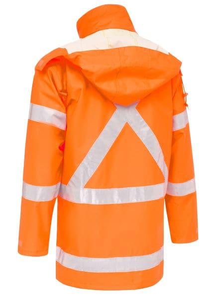 Bisley X Taped Hi Vis Rain Shell Jacket (BJ6968XT)