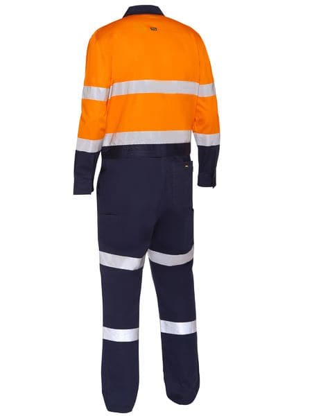 Taped Hi Vis Work Coverall With Waist Zip Opening (BC6066T)