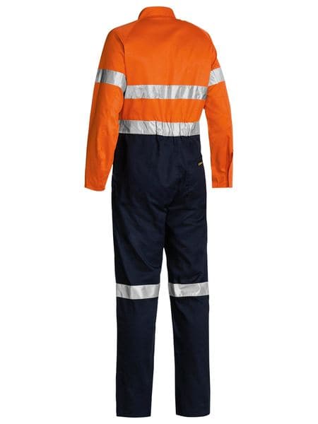 Bisley Bisley 2 Tone Hi Vis Lightweight Coveralls 3M Reflective Tape (BC6719TW) - Trade Wear
