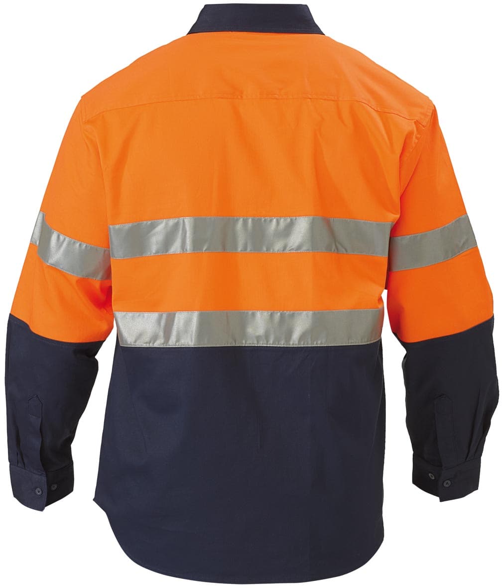 Bisley Bisley TEST - Long Sleeve - Orange/Navy (BTC6456) - Trade Wear