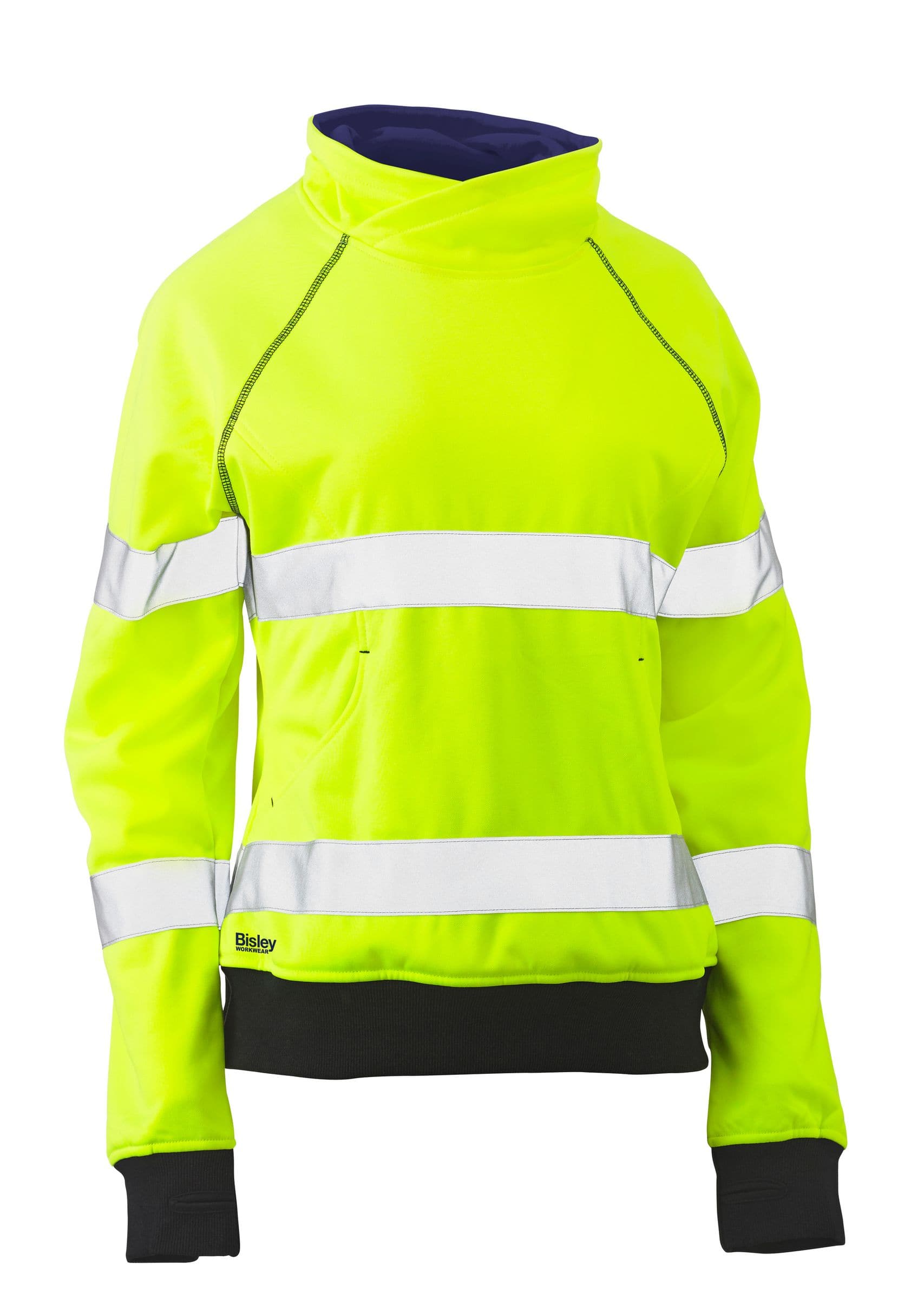 Bisley Bisley Womens Taped Hi Vis Fleece Jumper (BKL6818T) - Trade Wear