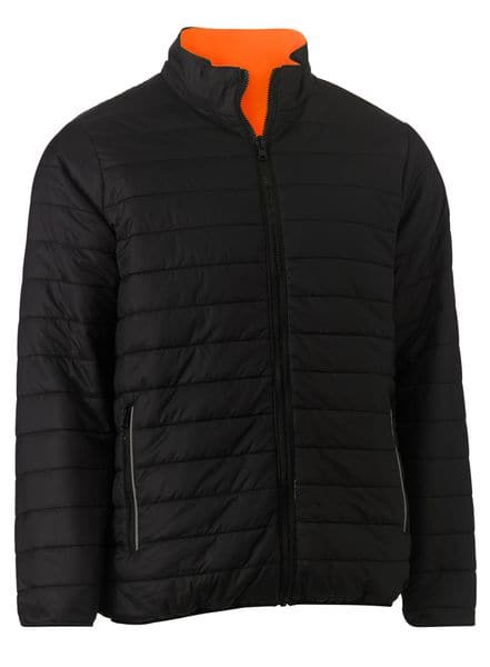 Bisley Bisley Taped Hi Vis Reversible Puffer Jacket (BJ6350HT) - Trade Wear