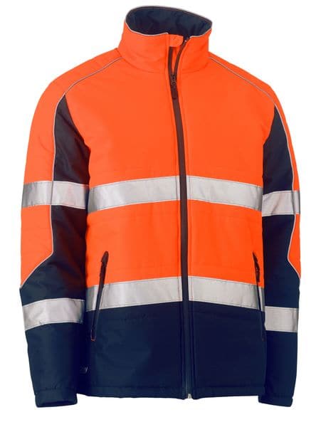 Bisley Bisley Taped Two Tone Hi Vis Puffer Jacket (BJ6829T) - Trade Wear