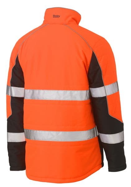 Bisley Bisley Taped Two Tone Hi Vis Puffer Jacket (BJ6829T) - Trade Wear