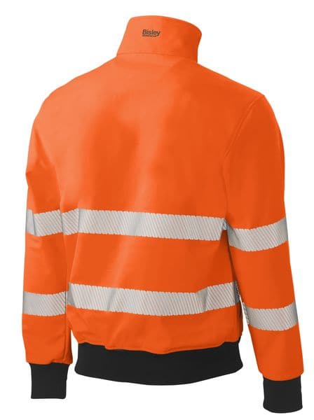 Bisley Bisley Taped Hi Vis Soft Shell Bomber Jacket (BJ6979T) - Trade Wear