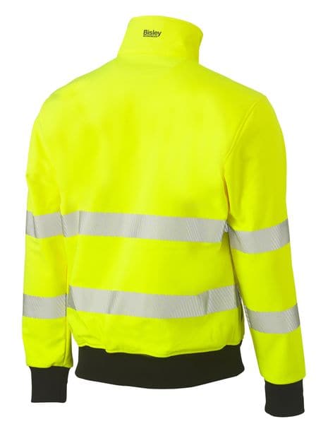 Bisley Bisley Taped Hi Vis Soft Shell Bomber Jacket (BJ6979T) - Trade Wear