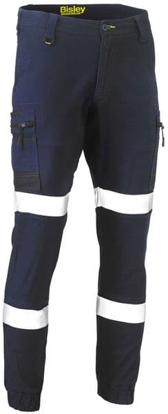 Bisley Flex and Move Taped Stretch Cargo Cuffed Pants Tradewear