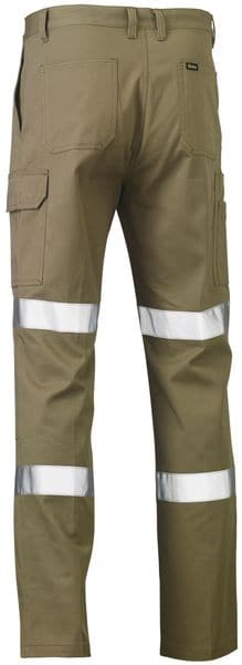 Bisley Bisley 3M Biomotion Double Taped Cool Lightweight Utility Pant - Khaki (BP6999T) - Trade Wear