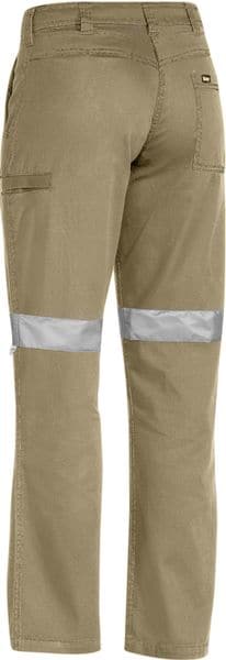 Bisley Bisley Womens 3M Taped Cool Vented Light Weight Pant - Khaki (BPL6431T) - Trade Wear