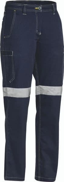 Bisley Womens 3M Taped Cool Vented Light Weight Pant - Navy (BPL6431T) - Trade Wear