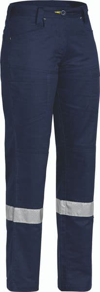 Bisley Womens 3M Taped X Airflow™ Ripstop Vented Work Pant - Navy (BPL6474T) - Trade Wear