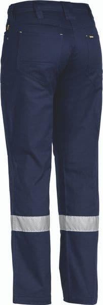 Bisley Womens 3M Taped X Airflow™ Ripstop Vented Work Pant - Navy (BPL6474T) - Trade Wear
