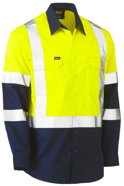 Bisley Bisley 3M X Taped Hi Vis Cool Lightweight Shirt (BS6696XT) - Trade Wear