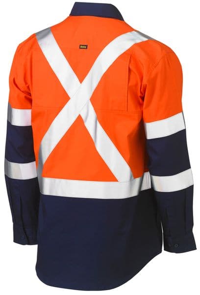 Bisley Bisley 3M X Taped Hi Vis Cool Lightweight Shirt (BS6696XT) - Trade Wear
