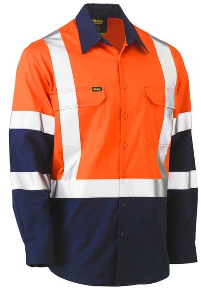 Bisley Bisley 3M X Taped Hi Vis Cool Lightweight Shirt (BS6696XT) - Trade Wear