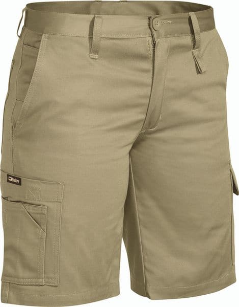 Bisley Womens - Drill Light Weight Utility Short - Khaki (BSHL1999) - Trade Wear