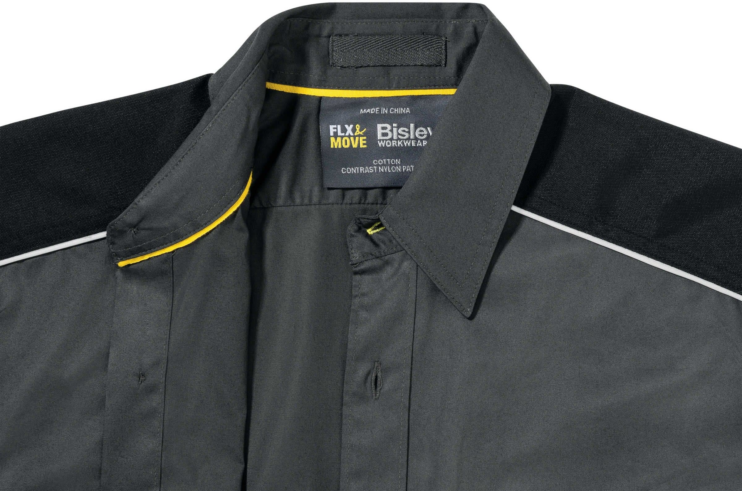 Bisley Flex & Move™ Mechanical Stretch Shirt Short Sleeve (BS1133) - Trade Wear