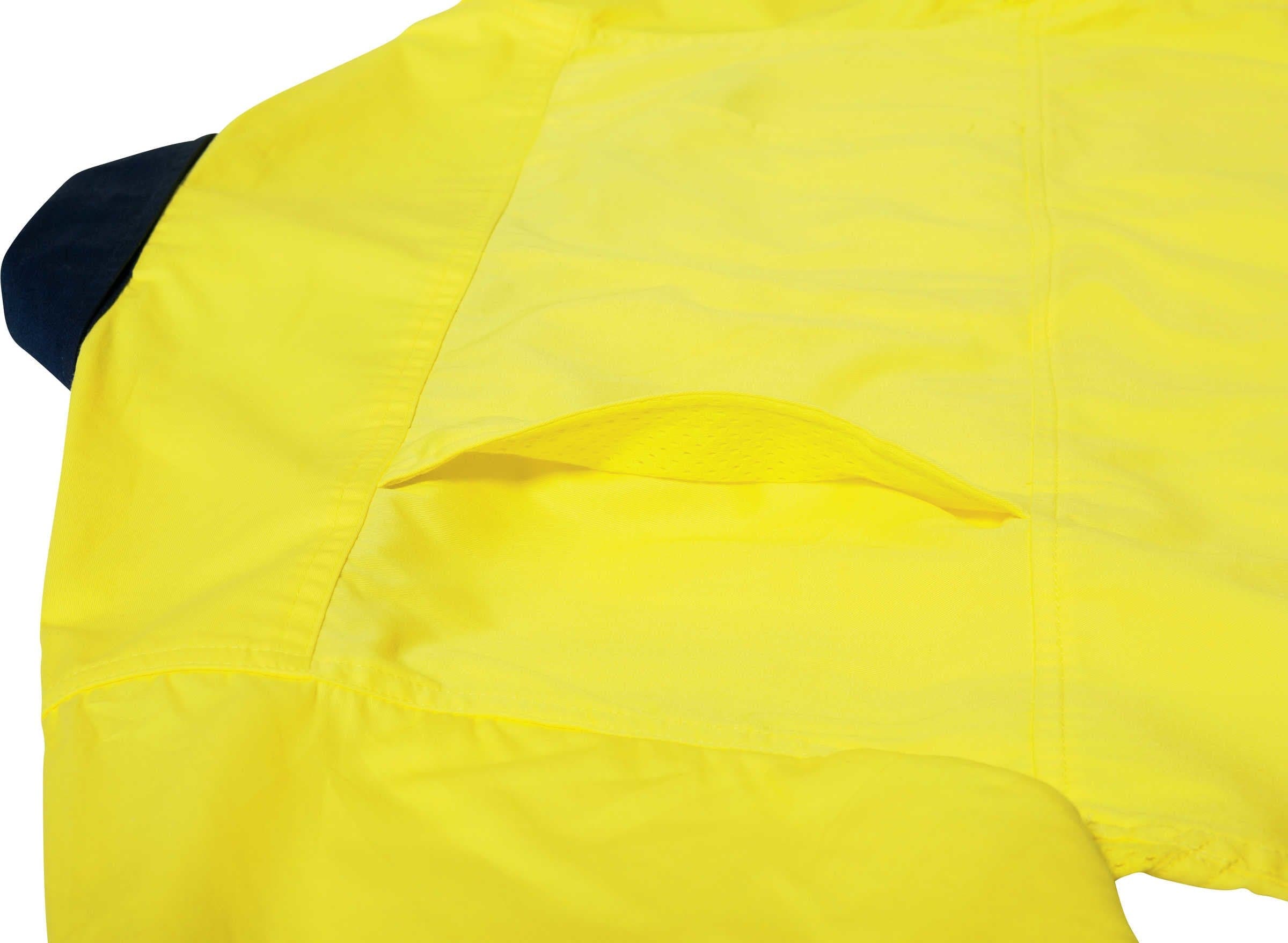 Bisley 2 Tone Hi Vis Cool Ventilated Drill Shirt Long Sleeve (BS6895)