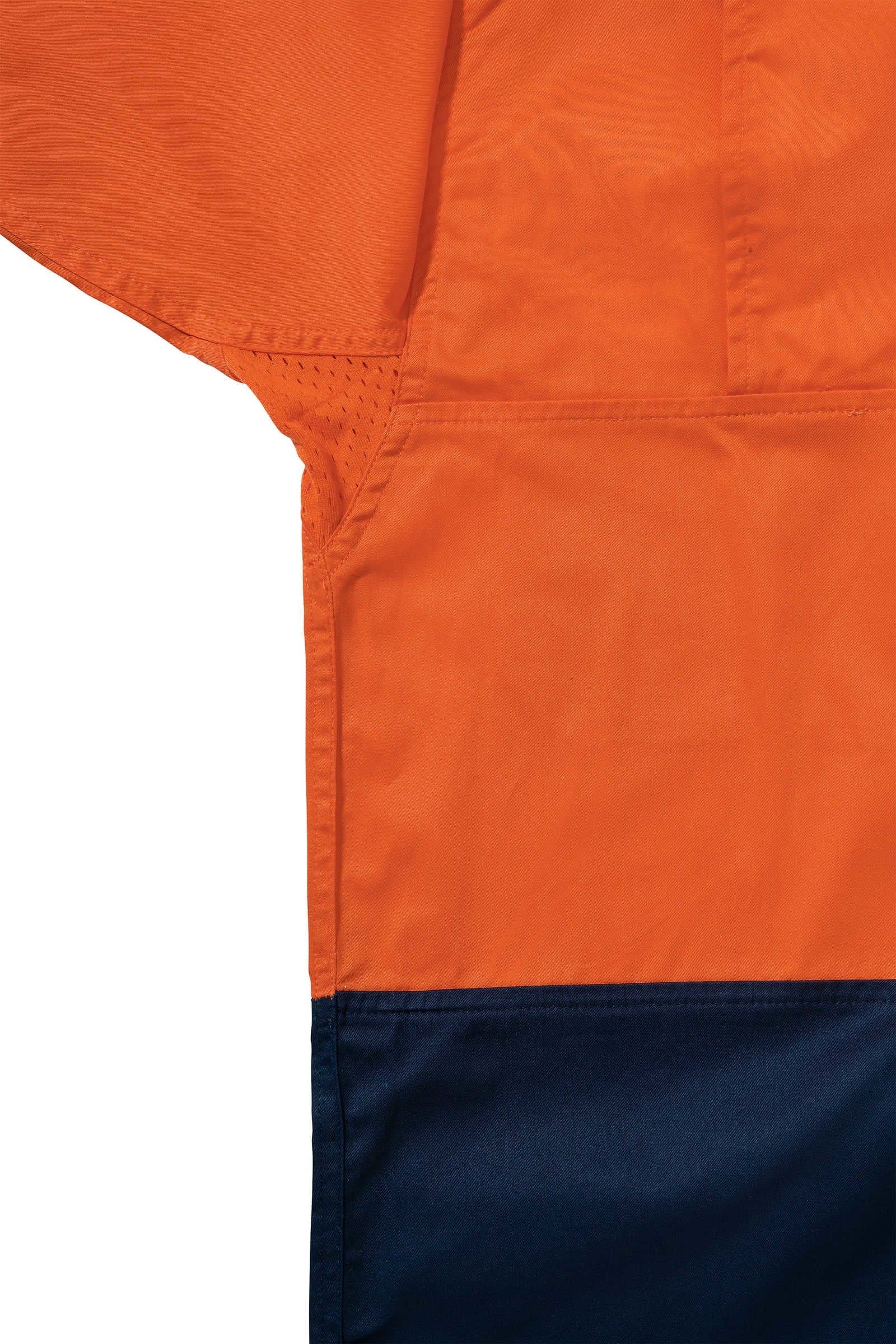 Bisley 2 Tone Hi Vis Cool Ventilated Drill Shirt Long Sleeve (BS6895)