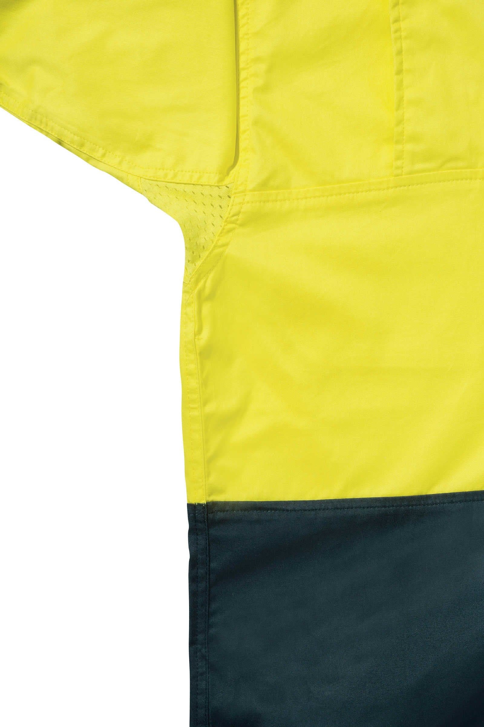 Bisley 2 Tone Hi Vis Cool Ventilated Drill Shirt Long Sleeve (BS6895)