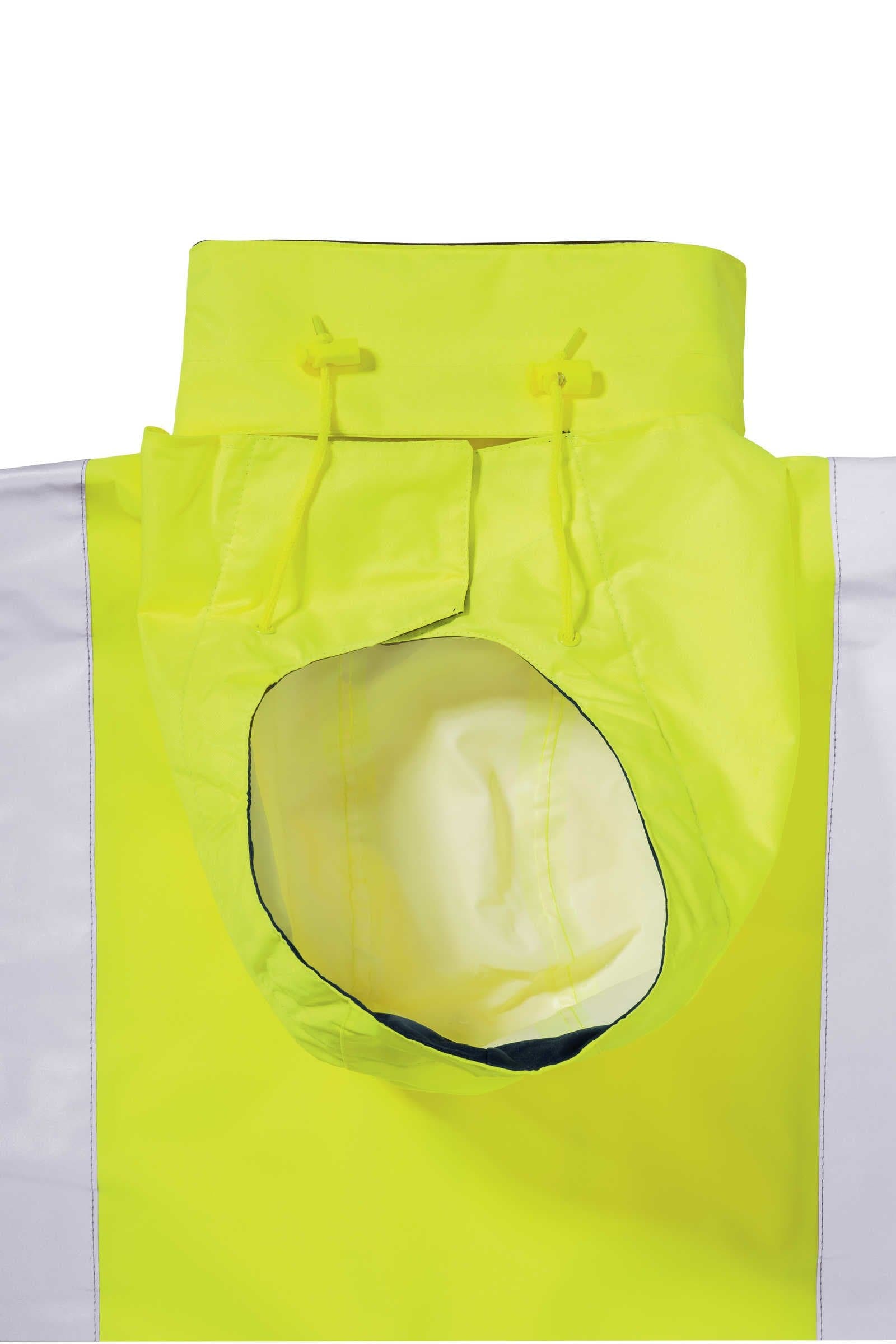 Bisley Two Tone Taped Hi Vis Rain Shell Jacket (BJ6966T) - Trade Wear