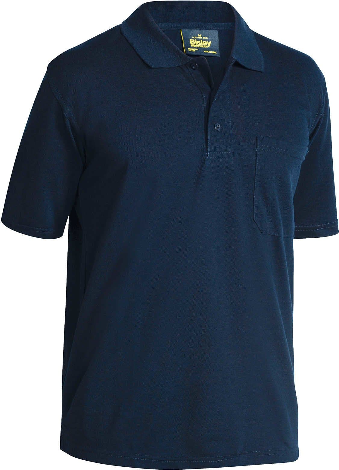 Bisley Polo Shirt - Navy (BK1290) - Trade Wear