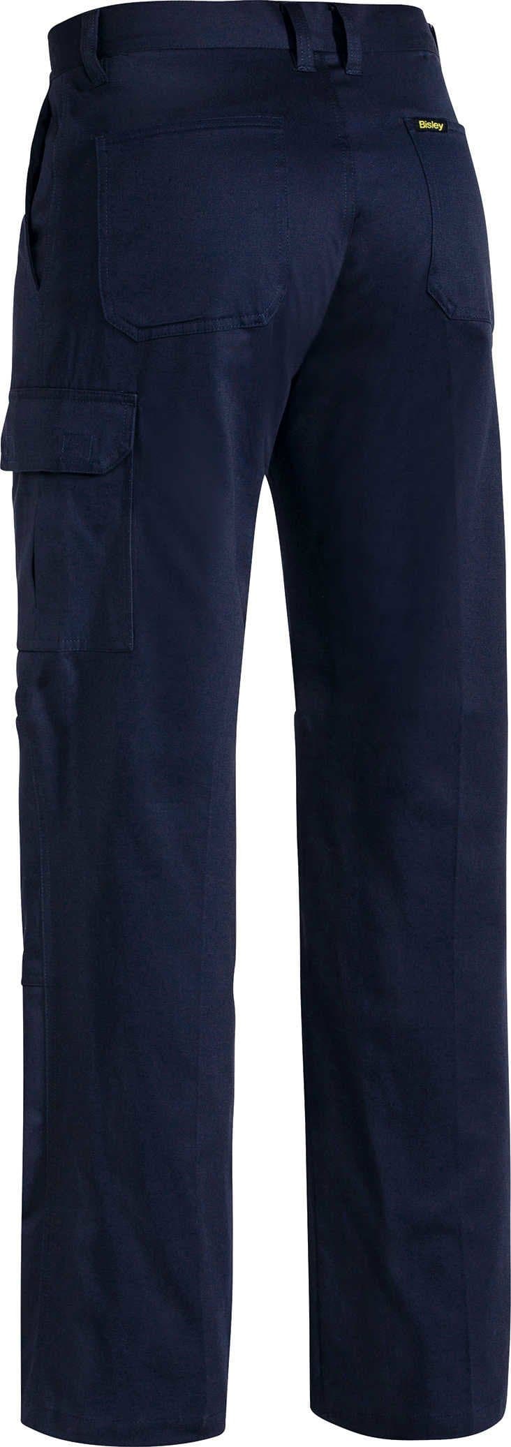 Bisley Cool Lightweight Drill Pants - Navy (BP6899) - Trade Wear