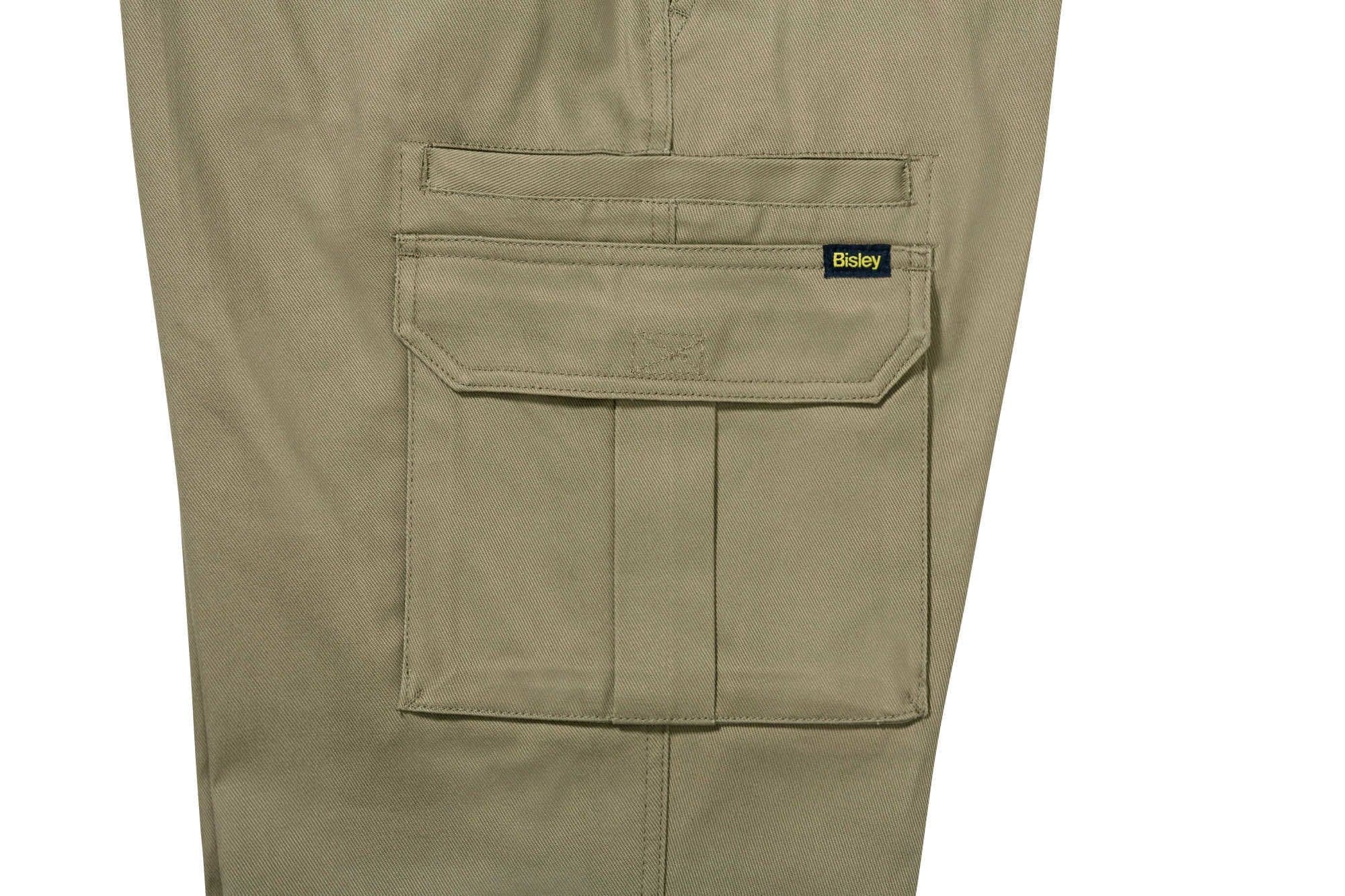 Bisley 8 Pocket Cargo Pant - Khaki (BPC6007) - Trade Wear