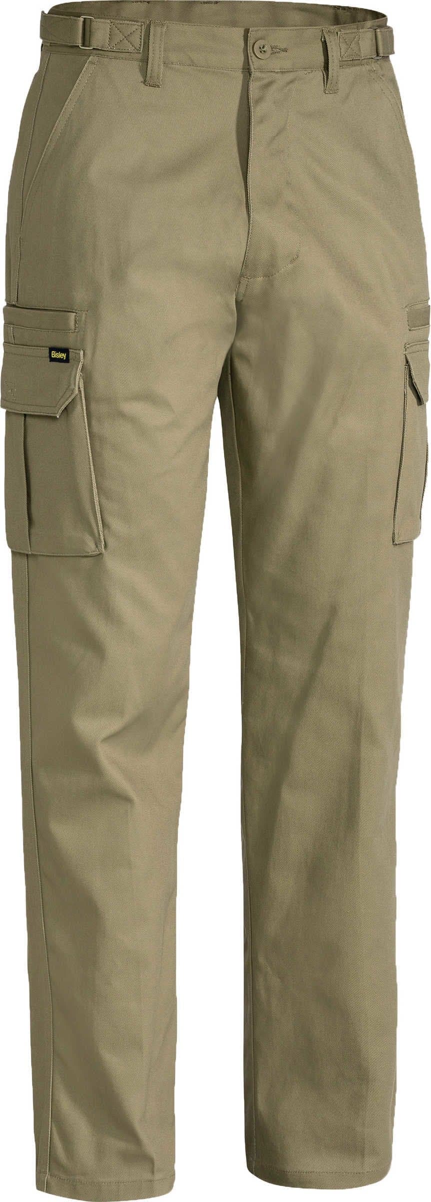 Bisley 8 Pocket Cargo Pant - Khaki (BPC6007) - Trade Wear