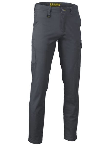 Bisley Stretch Cotton Drill Cargo Pants - Charcoal (BPC6008)