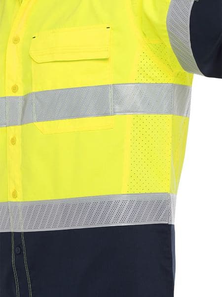 Bisley X Airflow™ Hi Vis Taped Stretch Ripstop Shirt (BS6491T)
