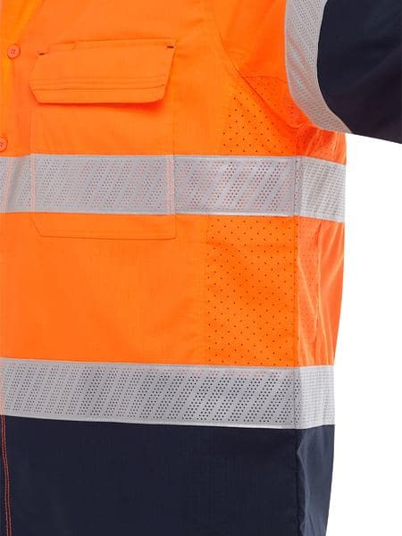 Bisley X Airflow™ Hi Vis Taped Stretch Ripstop Shirt (BS6491T)