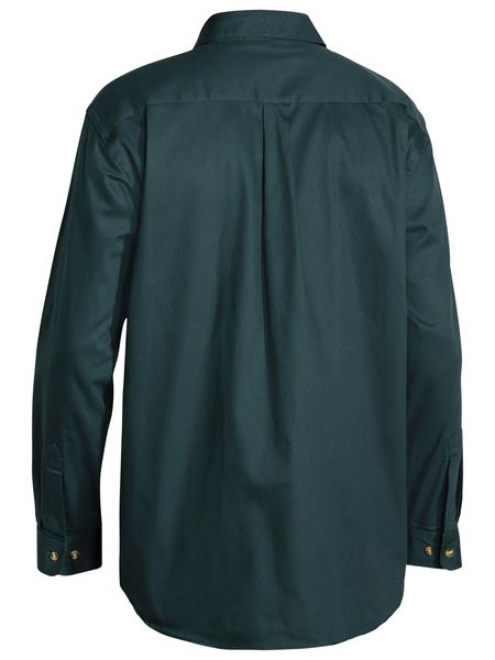 Bisley Original Cotton Drill Shirt - Long Sleeve - Bottle (BS6433) - Trade Wear