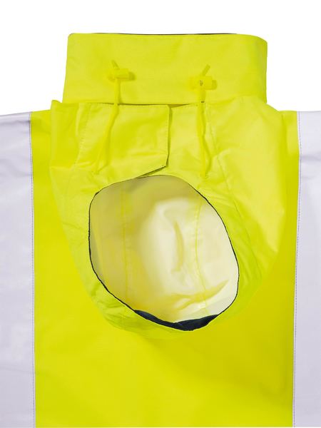 Bisley Taped Hi Vis Recycled Rain Shell Jacket (BJ6766T)